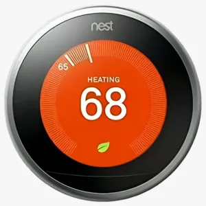 Nest Learning Thermostat 3rd Gen in Stainless Steel